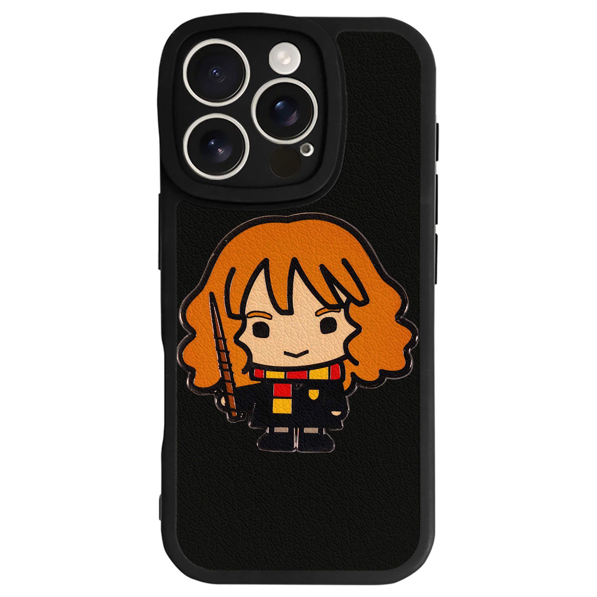 （画像用） Harry Potter ハリー・ポッターシリーズ 【iPhone 16シリーズ対応】シリコンスマホケース（レザー調） 材質：シリコン